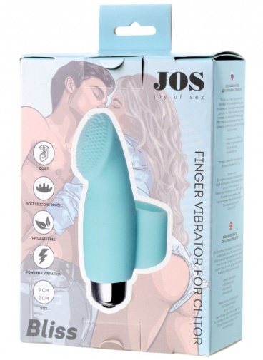 JOS - Bliss 手指震动器 - 蓝色 照片