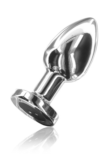 ToyJoy - Glider Vibro Butt Plug L - Silver photo