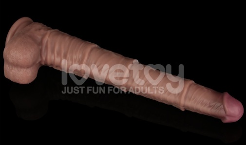 Lovetoy - 16" Dual Layered King Sized Cock - Flesh photo