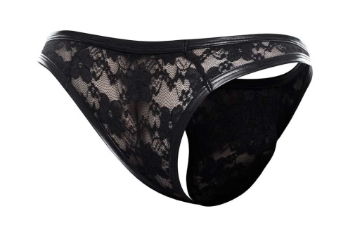 Cut4men - Lace Male Thong - Black - L photo