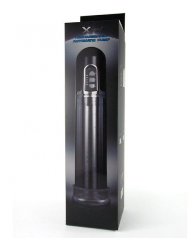 Magic Love - X-Men - USB Rechargeable Auto Penis Pump and Masturbator TPR - Bk photo