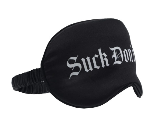 Ouch - Suck Don't Bite Eye Mask - Black 照片