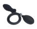 Levelz - Ribbed Inflatable Anal Plug - Black 照片-4