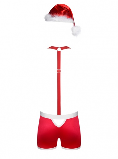 Obsessive - Mr Claus Costume - Red - S/M photo