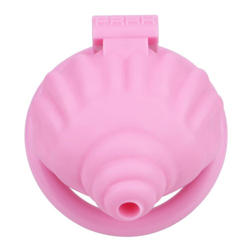 FAAK - Shell Resin Chastity Cage - Pink 照片