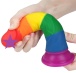 Lovetoy - 7" Prider Dildo - Rainbow photo-2