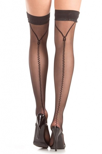 BeWicked - BW787 Thigh Highs - Black photo