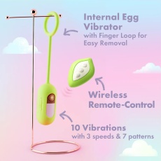 Play With Me - Blooming Bliss Vibro Wand & Egg - Green photo