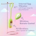 Play With Me - Blooming Bliss Vibro Wand & Egg - Green photo-2