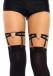 Leg Avenue - Dual Strap Suspender w Heart - Black photo