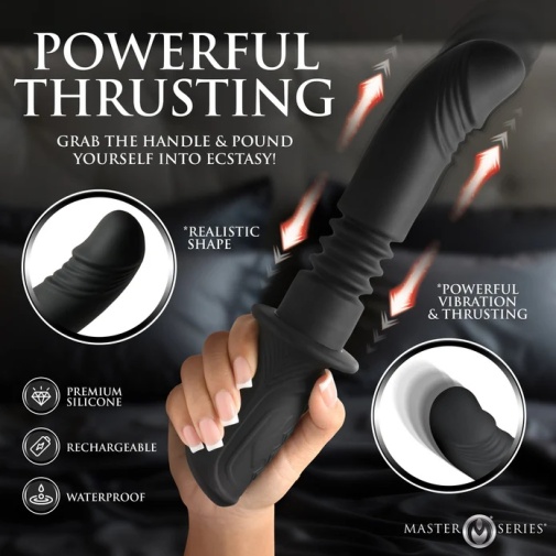 Master Series - Power Thrust Vibrator - Black photo