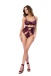 Mapale - 8868 Lace Bodysuit - Wine - S/M photo