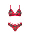 Obsessive - Ms Merrilo 2pcs Set - Red - M/L photo-3