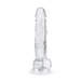 Easytoys - Jelly Realistic Dildo w Balls 17cm - Clear photo-6
