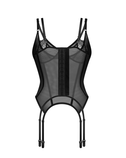 Obsessive - Arrowel Corset - Black - 2XL/3XL 照片