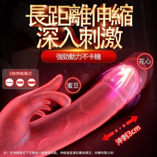 Erocome - Canismajor Pro Thrust Realistic Vibrator - Red 照片