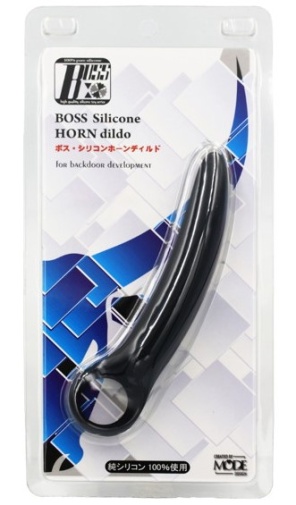 Boss - Horn Dildo M - Black photo