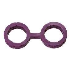 Doc Johnson - 矽膠束縛銬 細碼 - 紫色 照片