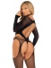 Leg Avenue - Cheat Code Bodystocking Set - Black photo-5