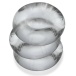 Oxballs - Fat Willy Cockring 3's Pack - Clear photo-2