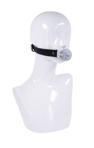 Sex&Mischief - Lace Breathable Ball Gag - White photo