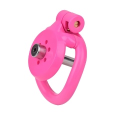FAAK - Resin Chastity Cage 45mm w Catheter - Pink 照片
