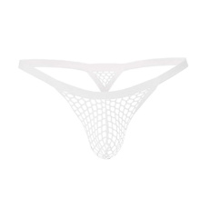 Cut4men - Mesh Thong - White - L photo