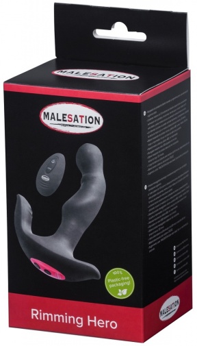 Malesation - Rimming Hero 前列線刺激震動器 - 黑色 照片