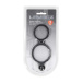 Levelz - Double Cockring w Anal Stimulator - Black 照片-4