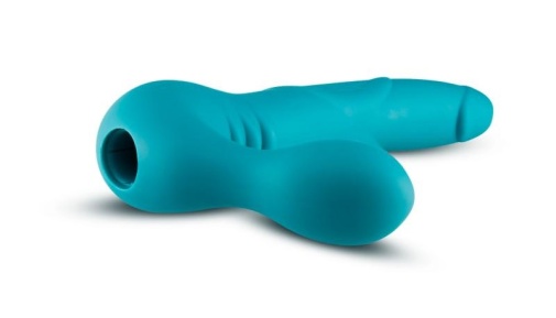 Temptasia - Luna Vibro Strap-On - Teal photo