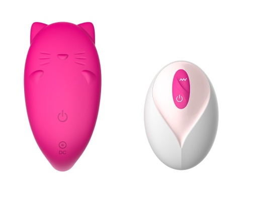 Secwell - Cute Cat Heating Vibrator - Pink photo