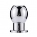 MT - Hollow Anal Plug 65x45mm - Silver photo