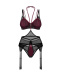Obsessive - Parisel Set 3 pcs - Burgundy - L/XL photo-5