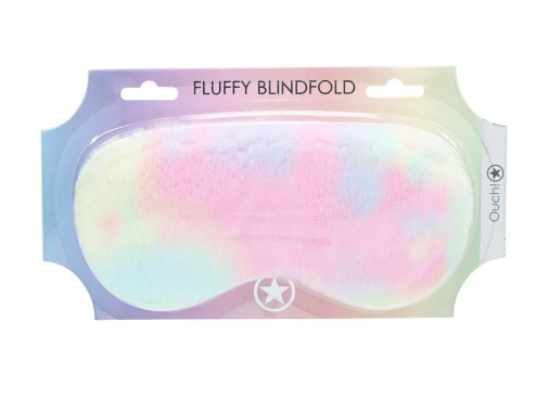 Ouch - Fluffy Mask - Pastel Rainbow 照片