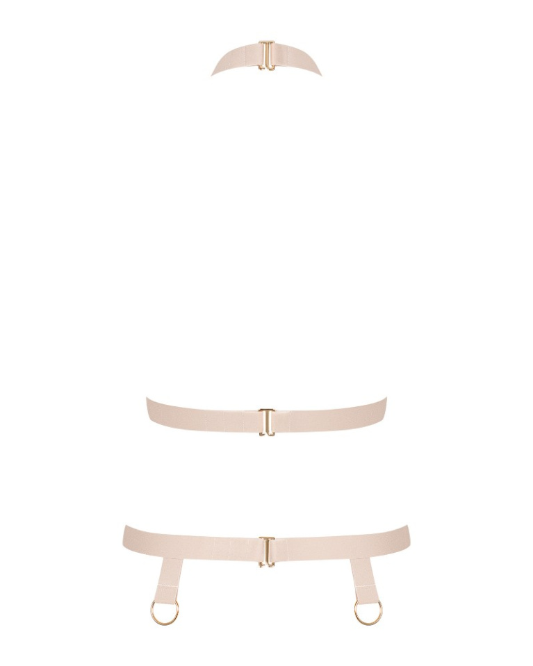 Obsessive - Cameliana 束帶內衣 - 米色 照片