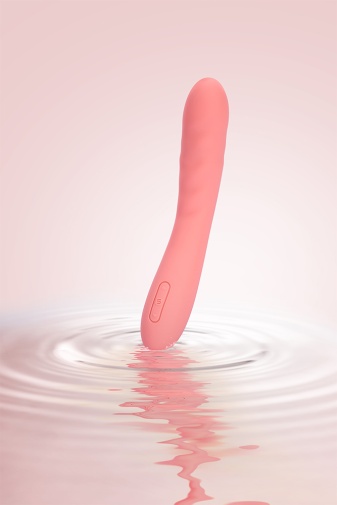 SVAKOM - Ava Neo Interactive Thrusting Vibrator - Peach Pink photo