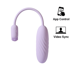 SVAKOM - Plume Interactive Bullet Vibrator - Pastel Lilac photo