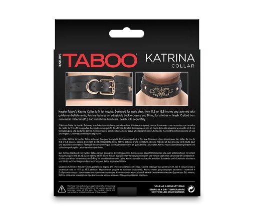 NS Novelties - Taboo Katrina Collar - Black photo