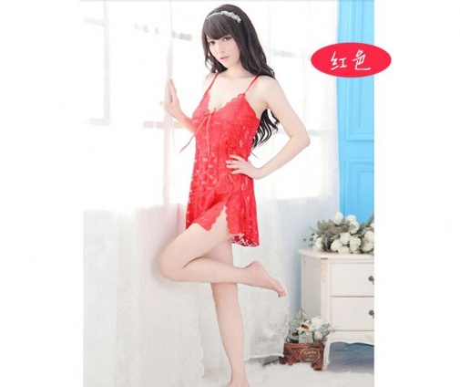 SB - 连衣裙 A237 - 红色 照片