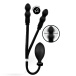 Addicted Toys - Inflatable Double Anal Plug - Black photo