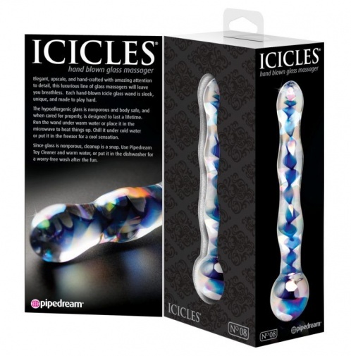 Icicles - 玻璃按摩器8号 - 透明 照片