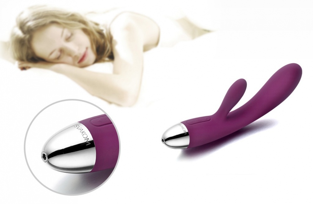 Alice Double-motor G-spot Vibrator comes with SVAKOM intelli... SVAKOM - Alice Rabbit - Violet photo-6