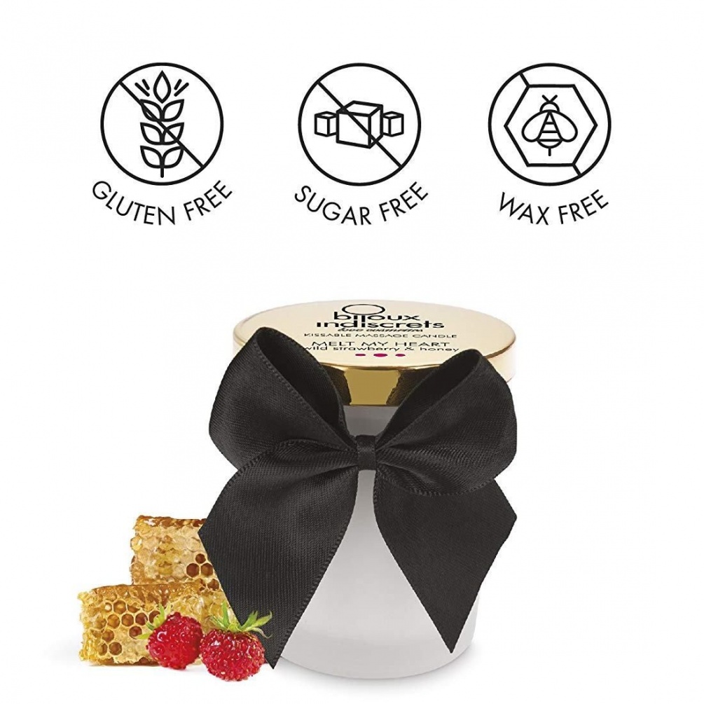 Bijoux Cosmetiques - Massage Candle Wild Strawberry - 70ml photo-4