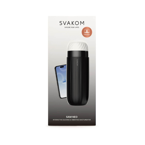SVAKOM - Sam Neo 电动飞机杯 - 黑色 照片