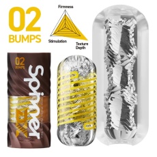 Tenga - Spinner DX 02 Bumps Masturbator  照片