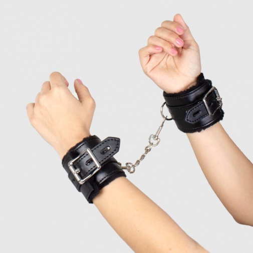 Secret Play - Bondage Handcuffs - Black photo