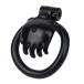 FAAK - Hand Shaped Resin Chastity Cage - Black 照片-5