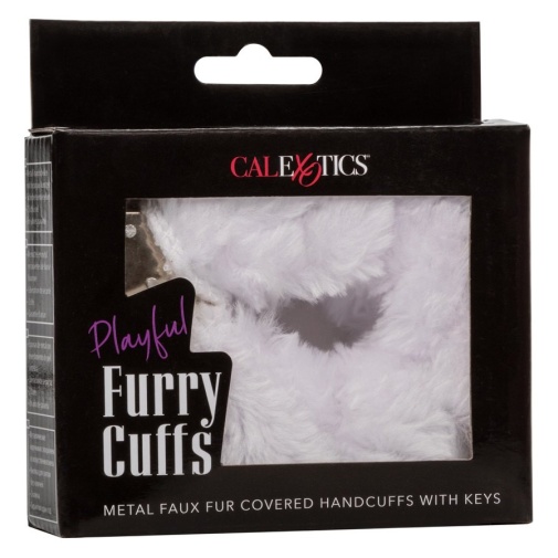 CEN - Playful Furry Cuffs - White photo