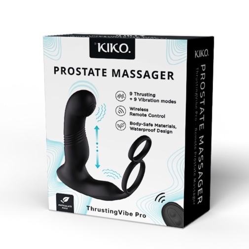 KIKO - ThrustingVibe Pro Prostate Massager - Black photo