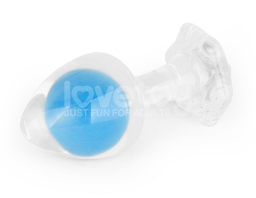 Lovetoy - Gemoria Glow Butt Plug - Blue photo